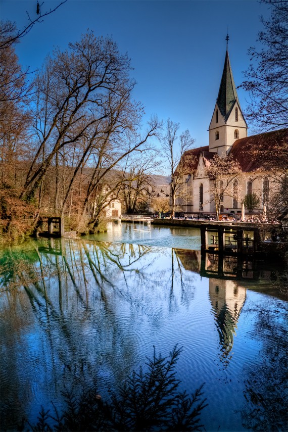 Blick auf das Kloster Blaubeuren