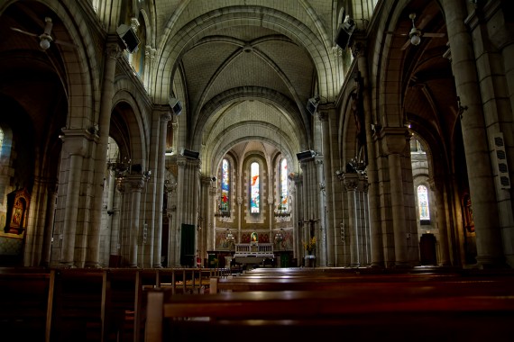 L'Eglise Saint-Ferdinand (L'Aiguillon-Port), Arcachon, Frankreich