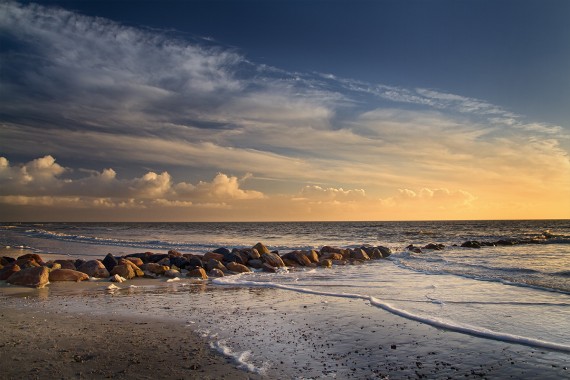 Strand bei 4° C