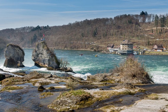 Der Rheinfall von oben