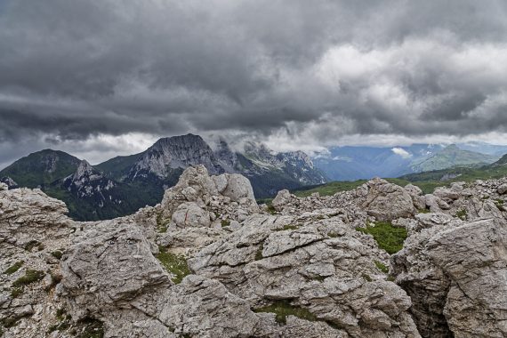 Dunkle Wolken